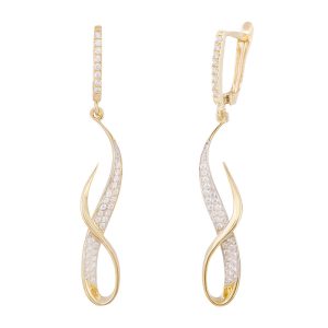 עגילים תלויים אמור 2