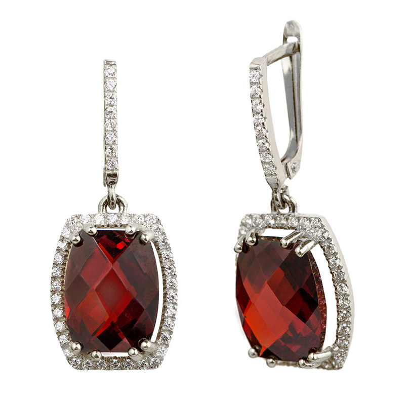 עגילי זהב תלויים אמלי