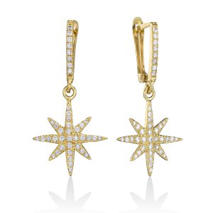 עגילים תלויים גפן 2