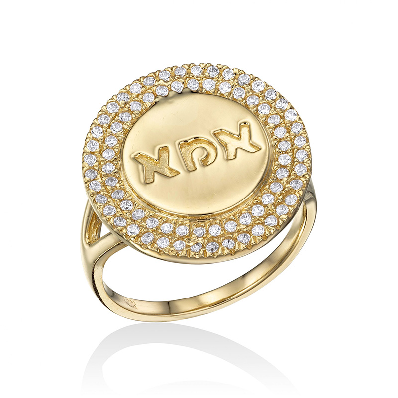 טבעת חותם אמא זירקונים