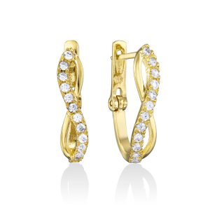 עגילי בננה אינפיניטי