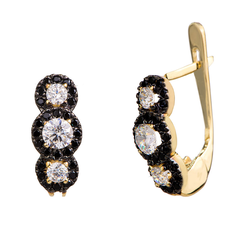 עגילי בננה ג'יין משולב