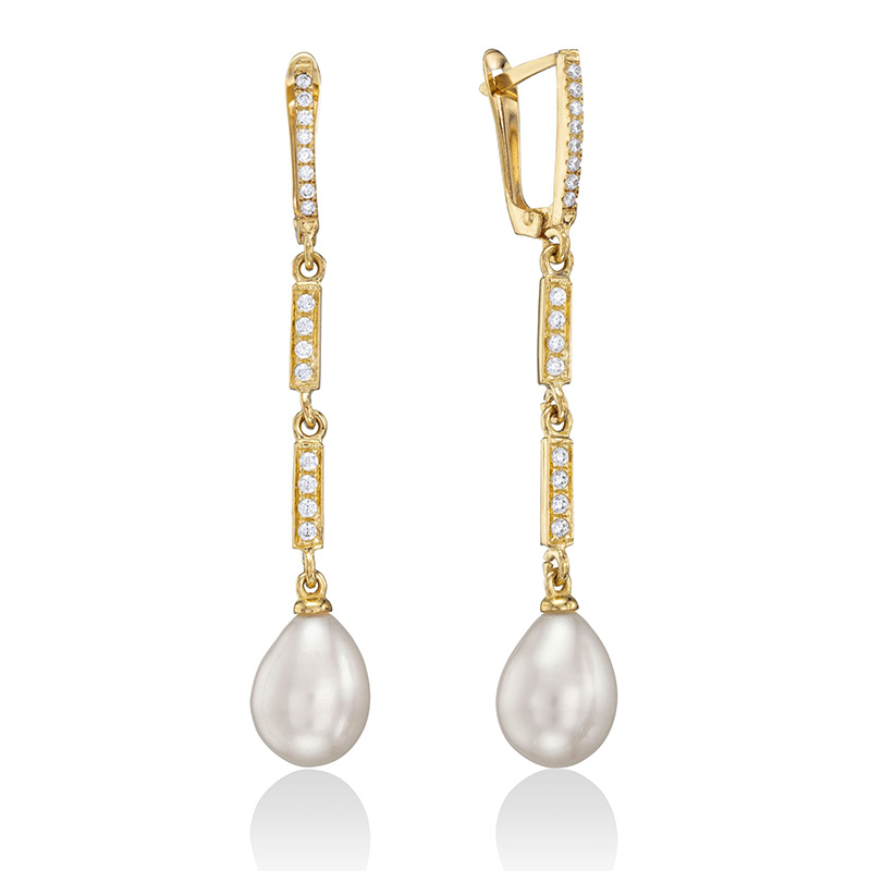 זוג עגילים תלויים ליאל