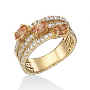 טבעת ליאון צבעונית