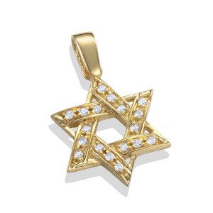 תליון מגן דוד זירקון XL