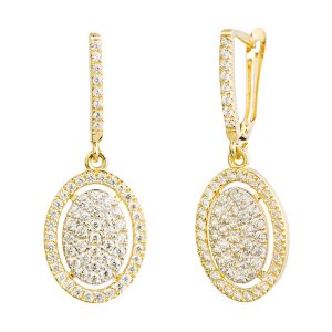 עגילים תלויים ניקה