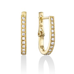 עגילי בננה טופז 2