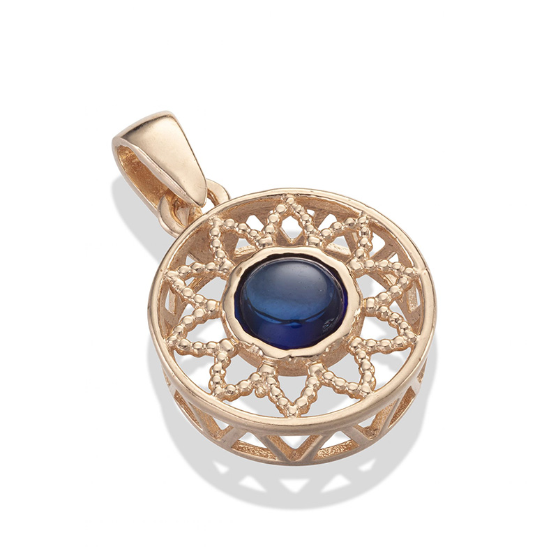 תליון בעיטור משולשים וינטאג'