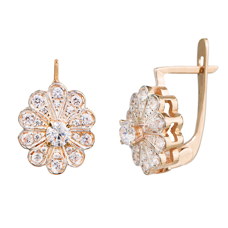 עגילים תלויים ויולטה