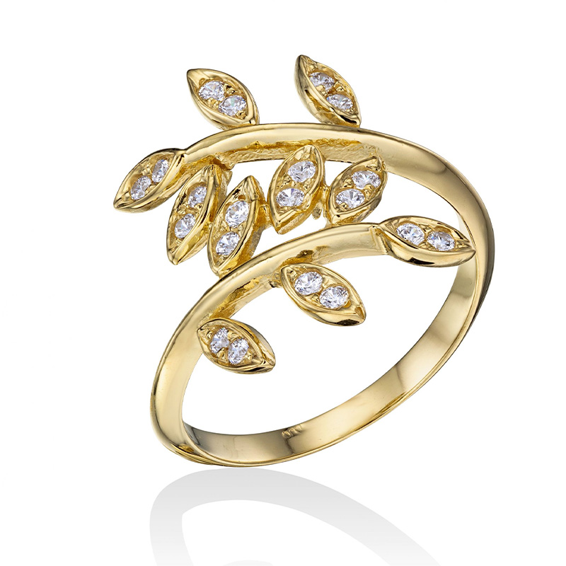 טבעת עלי זית